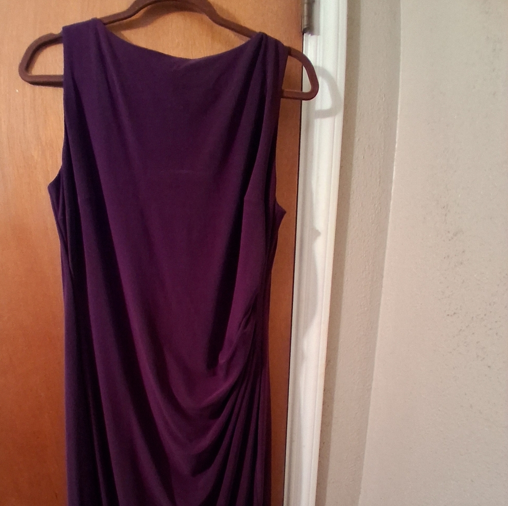 Elegant Purple Maxi Dress